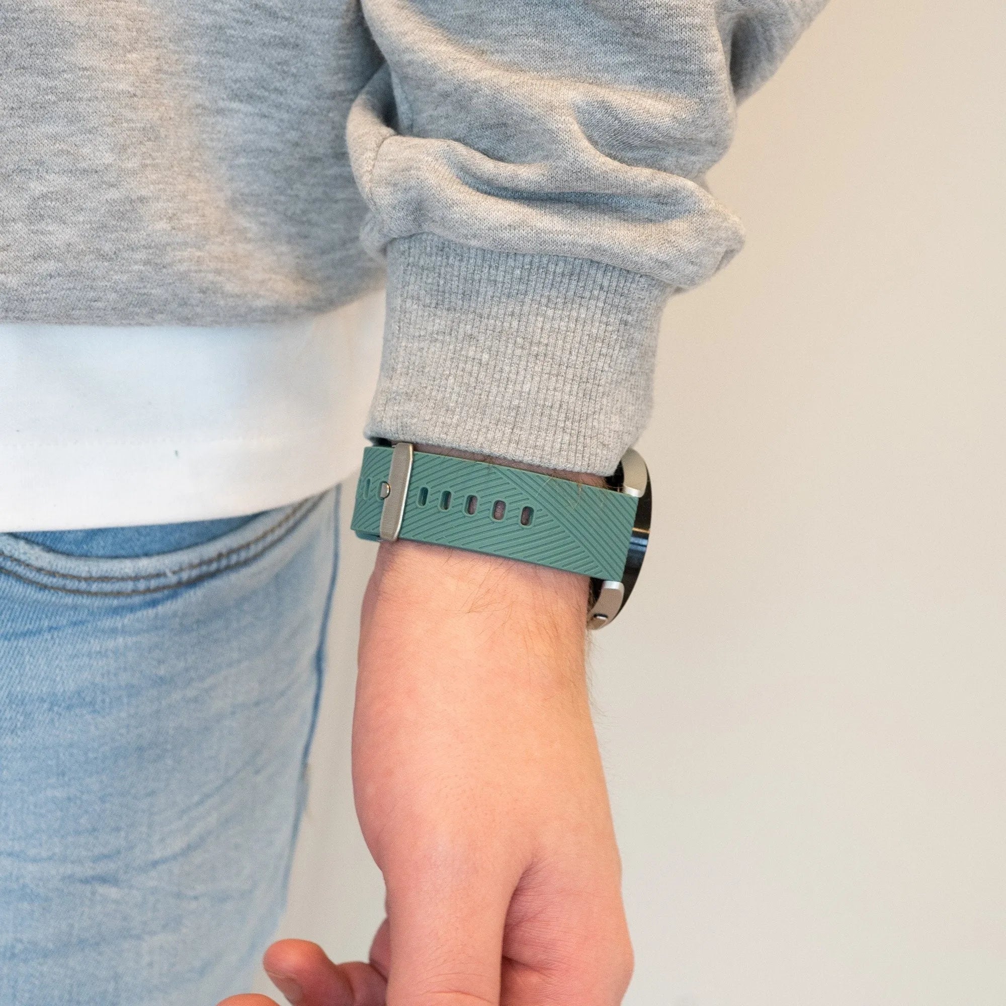 Bandz Correa silicona 'Deluxe' Suunto 5 Peak (verde pino)