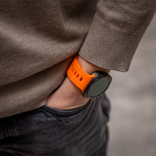 Bandz Correa silicona 'Hexagons' Samsung Galaxy Watch Ultra (naranja)