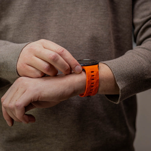 Bandz Correa silicona 'Hexagons' Samsung Galaxy Watch Ultra (naranja)