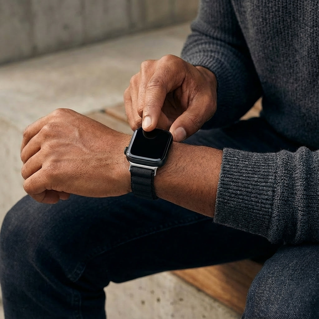 Correa nylon Alpine Redmi Watch 4 (negra)