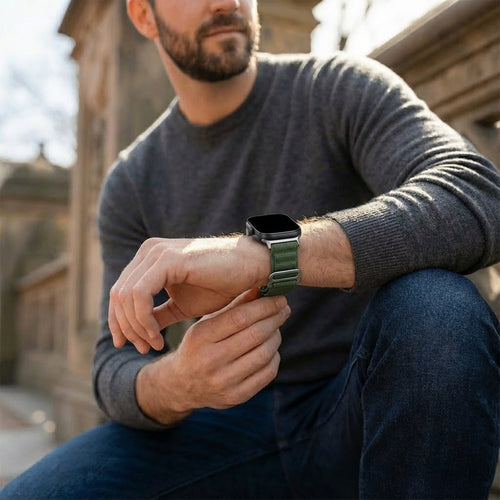 Correa Alpine nylon Xiaomi Smart Band 10 Pro (verde)