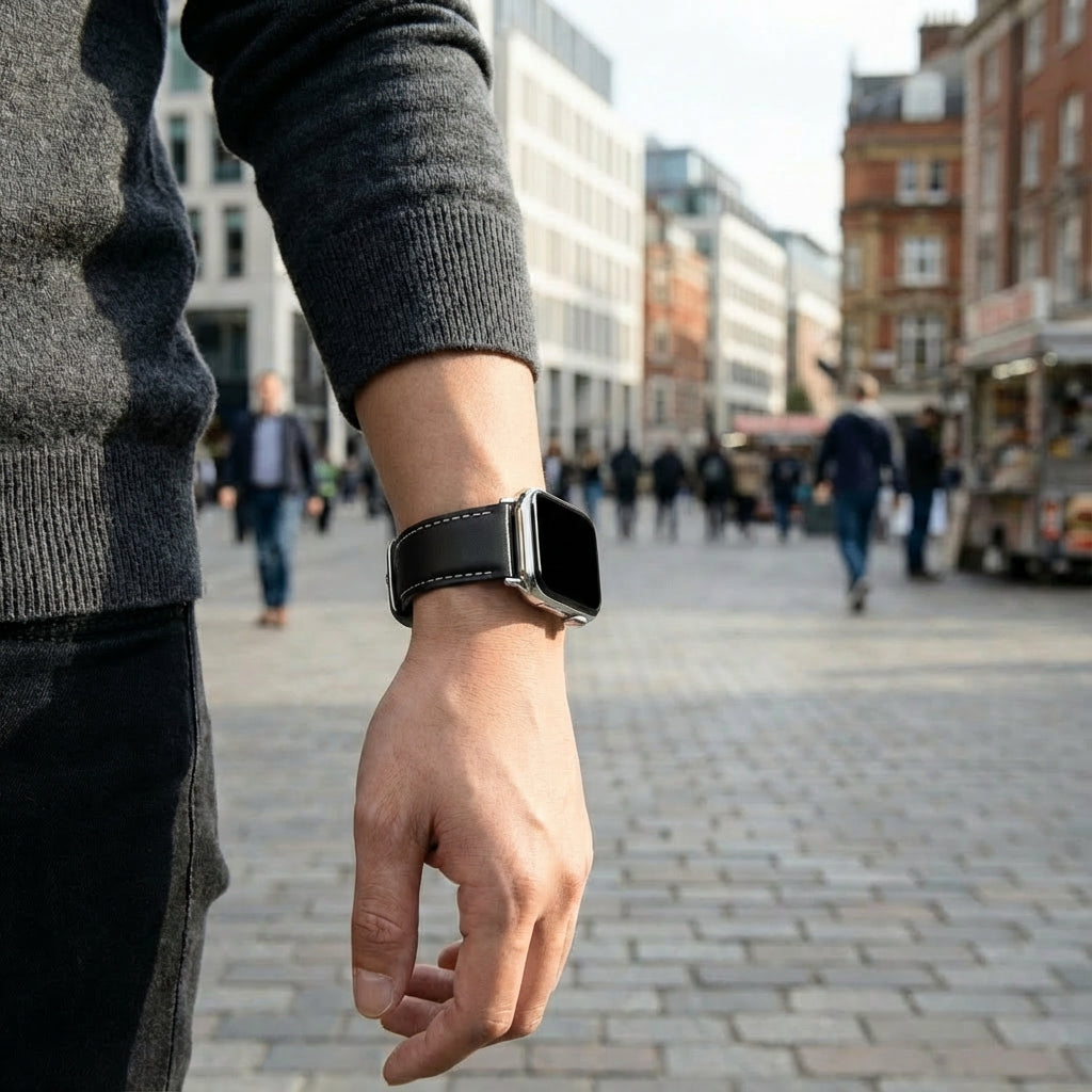 Correa cuero Redmi Watch 5 (negra)