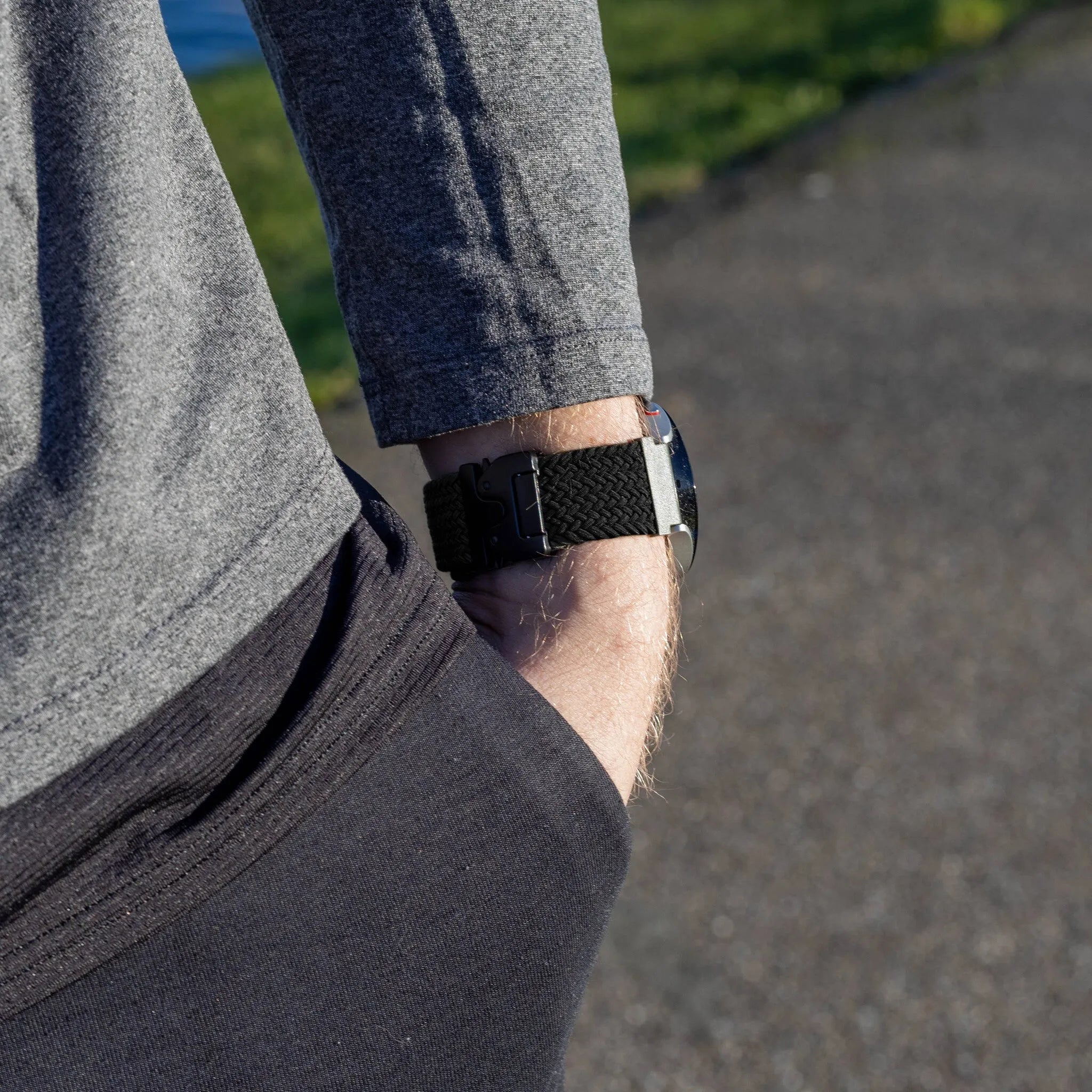 Correa tejida con hebilla OnePlus Watch 3 - 43mm (negro)