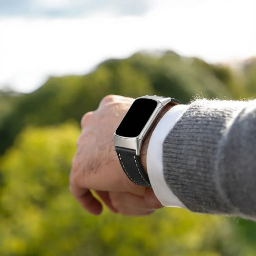 Modern Leather Strap, black, lifestyle photo