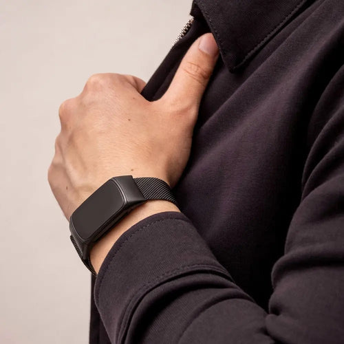 Milanese Strap, black, lifestyle photo