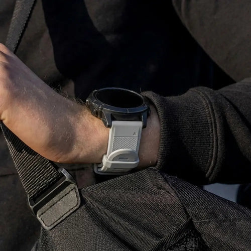 Correa silicona Garmin Fenix 5/6 (gris)