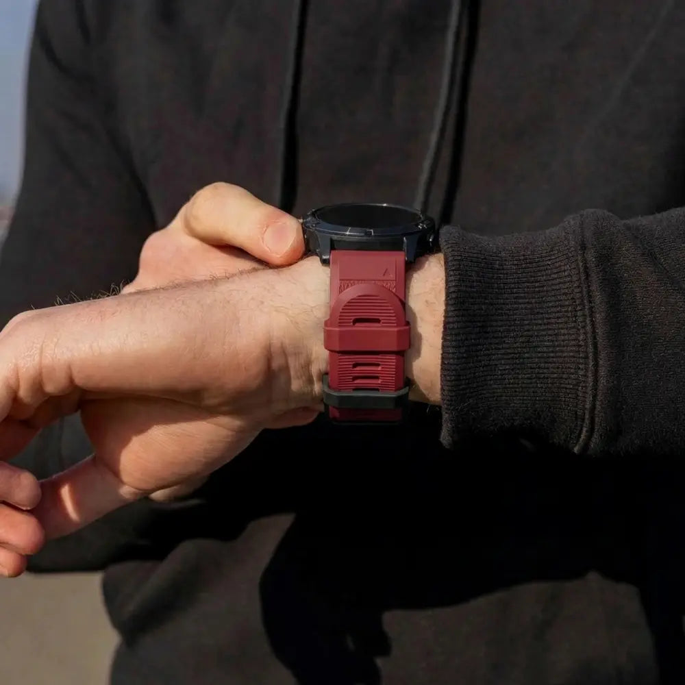 Garmin Forerunner 965 Silicone Strap (Red)
