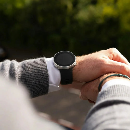 Silicone Strap, black, lifestyle photo