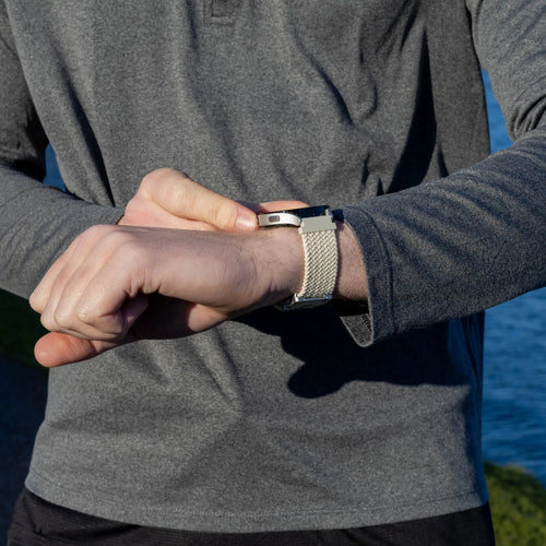 Correa trenzada Amazfit GTS 2 (Mini) con hebilla P (blanco estrella)