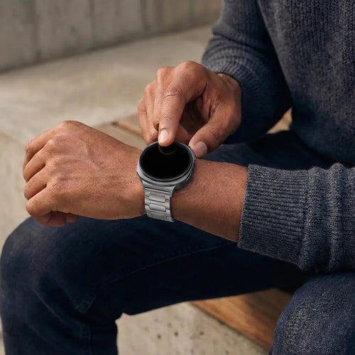 Bandz Samsung Galaxy Watch 8 - 40mm Titanium Strap 'Deluxe' (Titanium)