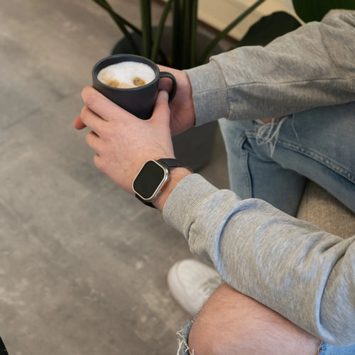 Bandz Apple Watch Milanese Loop Strap (Black)