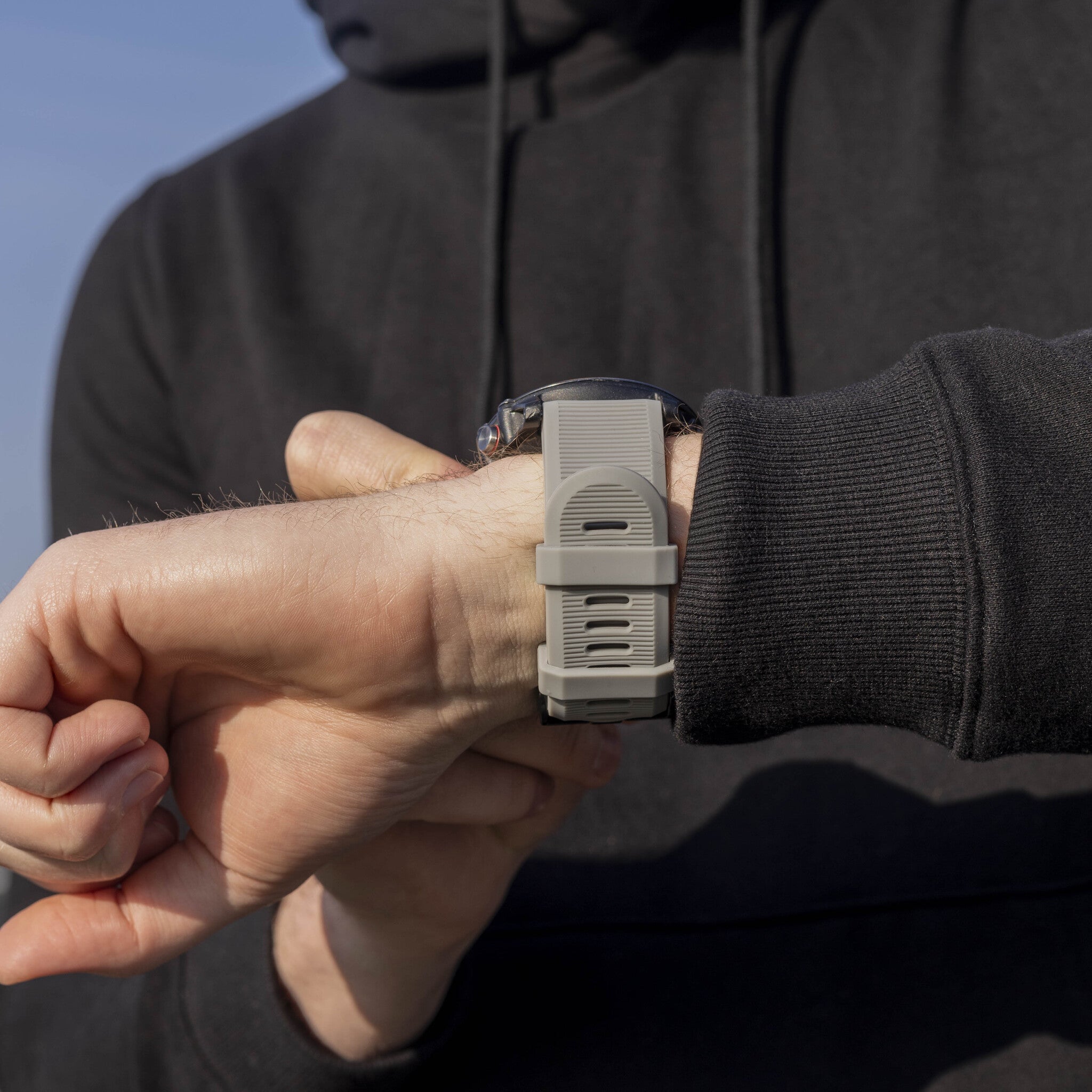 Correa silicona Garmin Fenix 8 Pro - 51mm (gris)