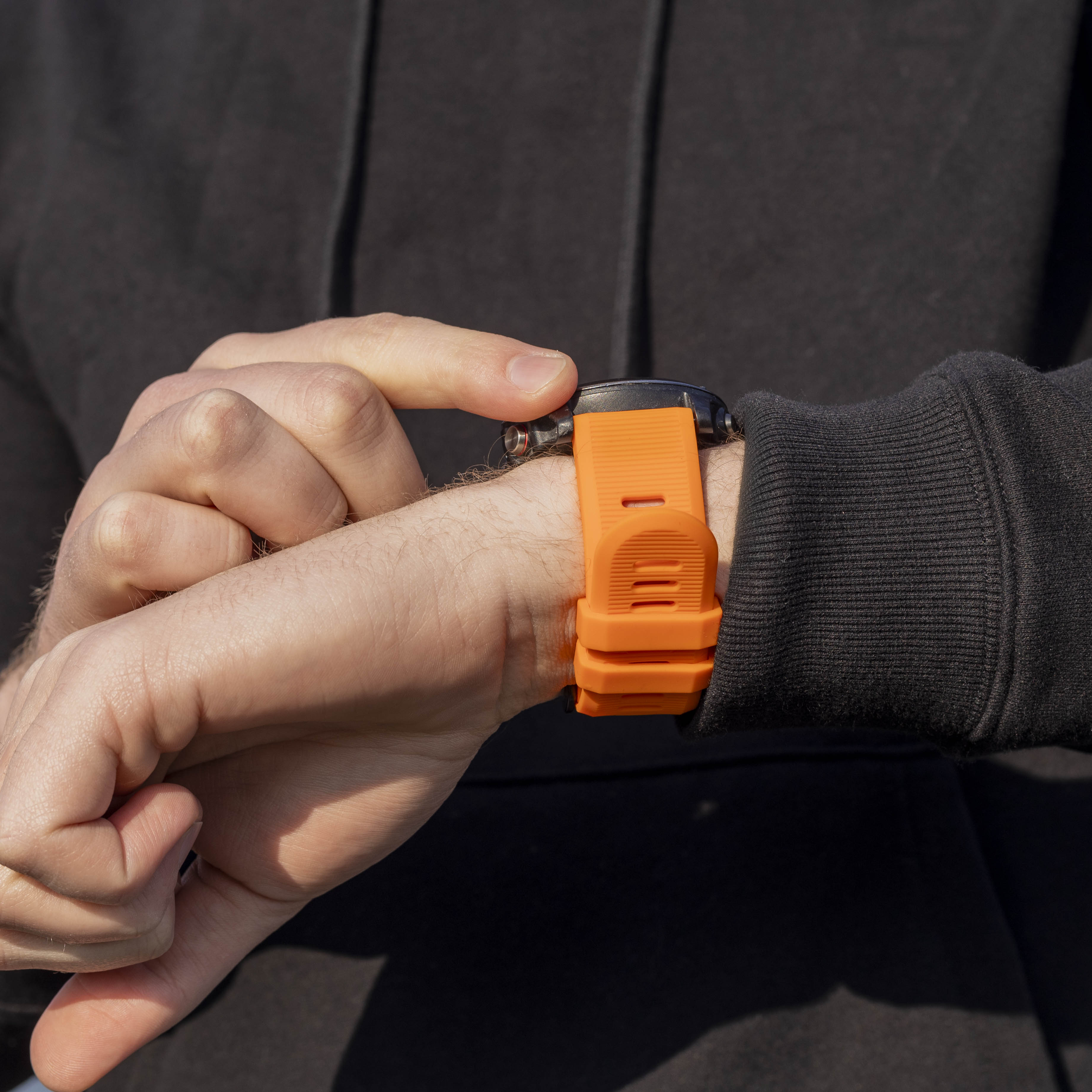 Correa silicona Garmin Fenix 3 (naranja)