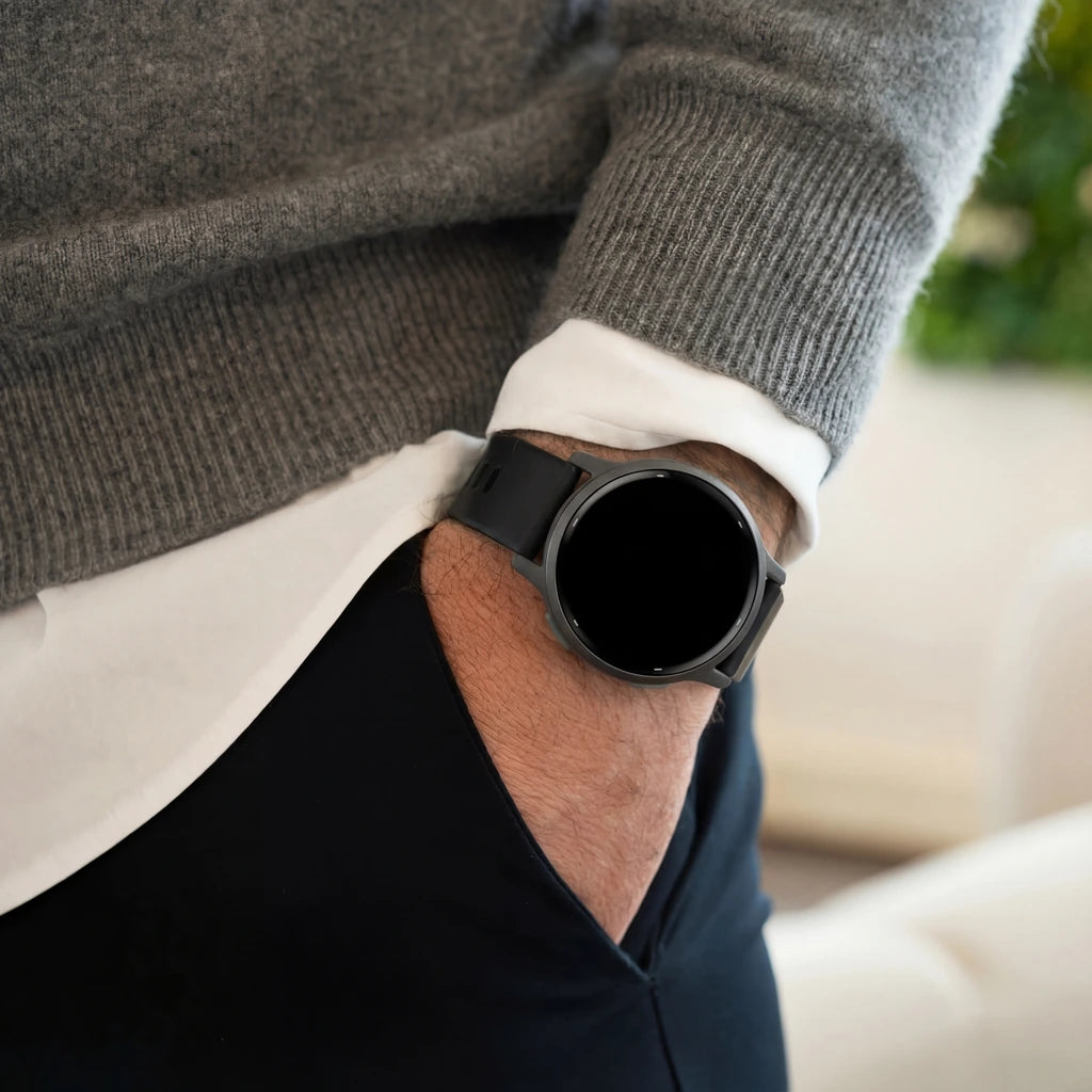 Correa silicona clásica Garmin Vivoactive 6 (negra)
