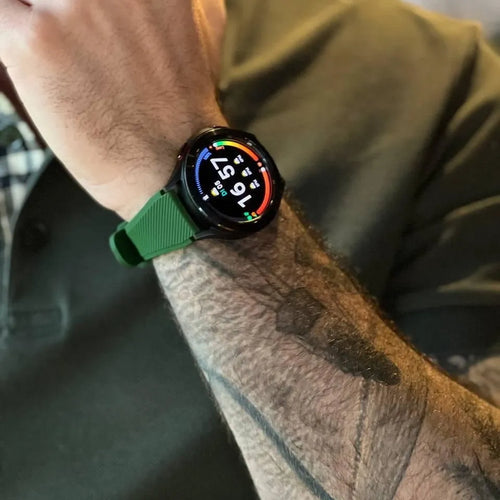 OnePlus Watch 3 - 46mm Twill Silicone Strap (Dark Green)