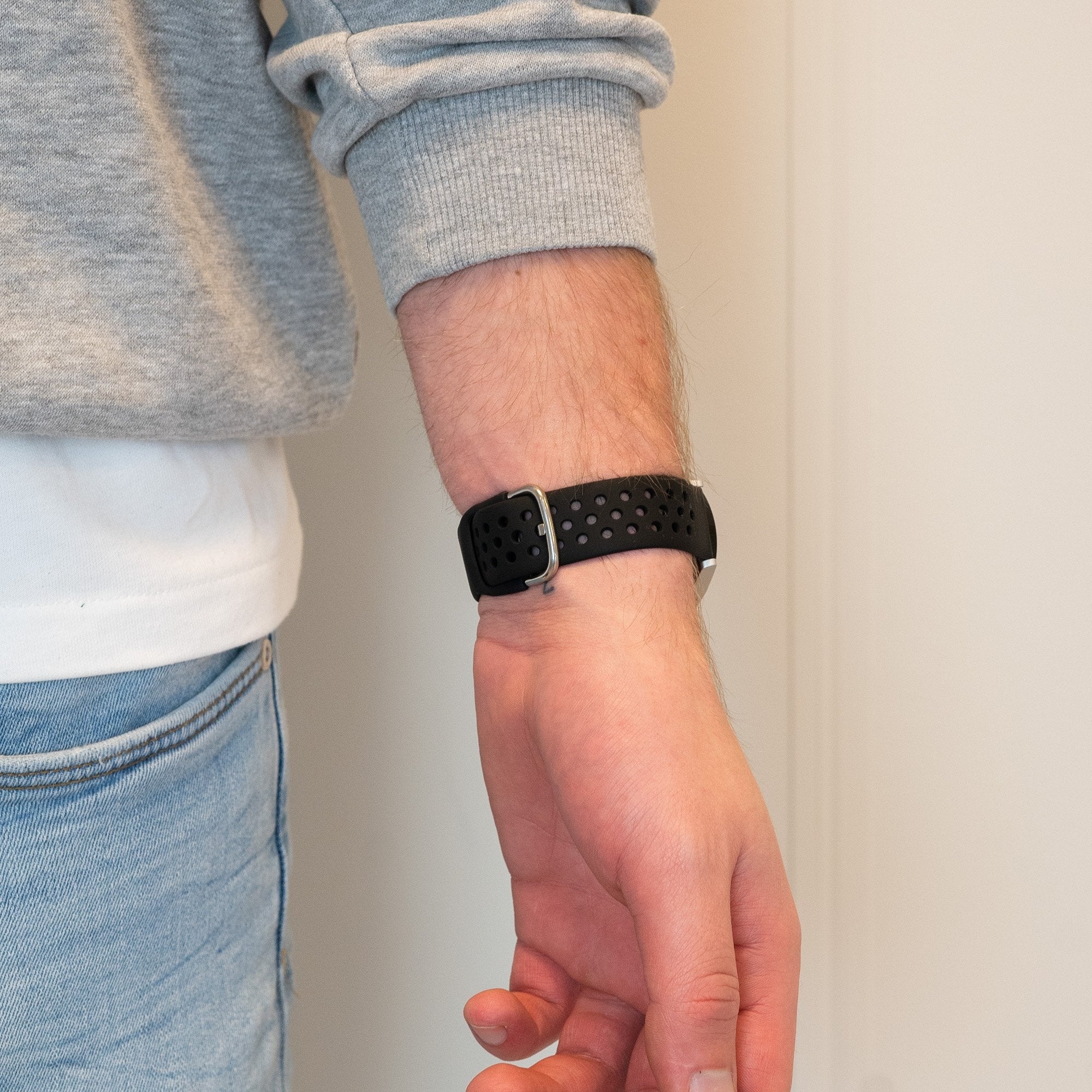 Bandz Realme Watch S (Pro) Sport Strap 'Air' (Black)