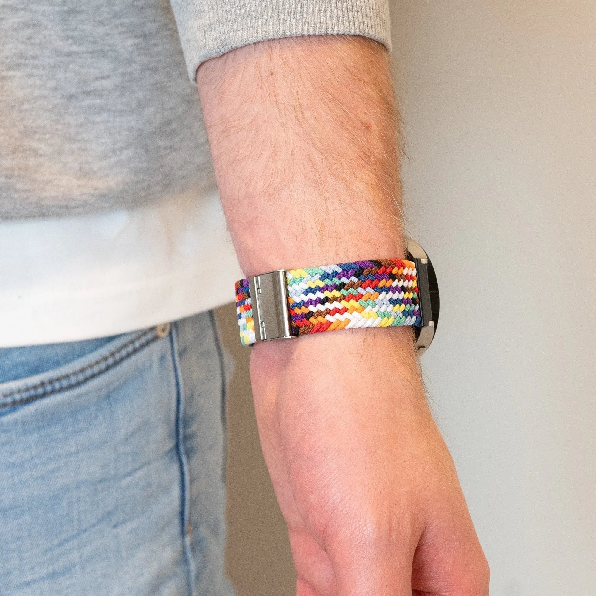Bandz Correa nylon trenzado Polar Ignite 3 (arcoíris)