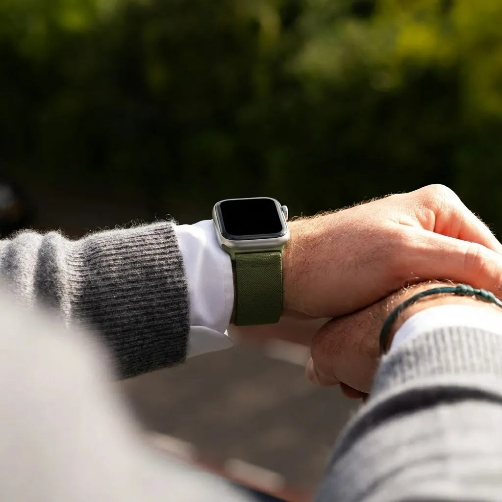 Correa elástica Apple Watch (verde)