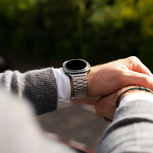 Bandz Correa acero con eslabones 'Deluxe' Samsung Galaxy Watch Ultra 2 (plata)