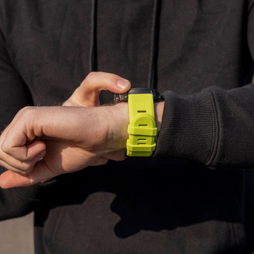 Correa silicona Garmin Fenix 7x (verde claro)
