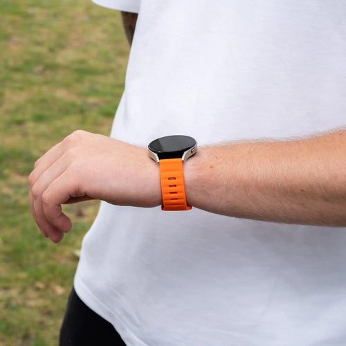 Correa silicona robusto Realme Watch 2 (Pro) (naranja)