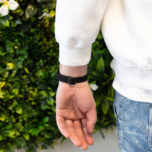 Correa trenzada Xiaomi Mi Band 5 (negro)