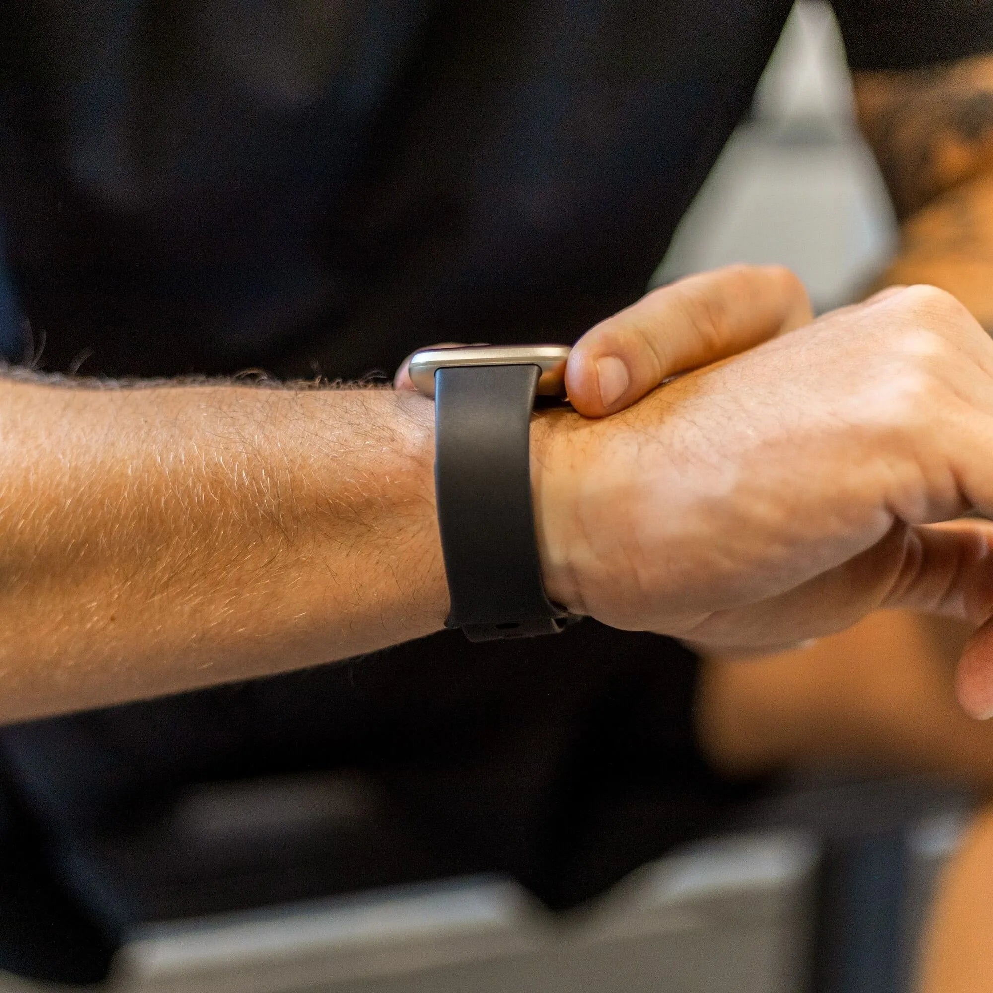 Correa silicona clásica Fitbit Versa 3 (negro)