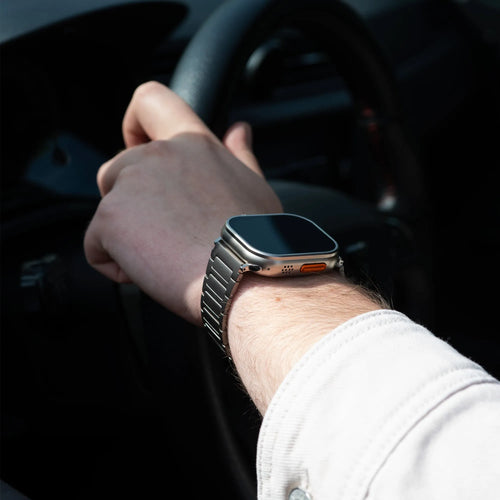 Titanium Strap H-Type, silver, lifestyle photo