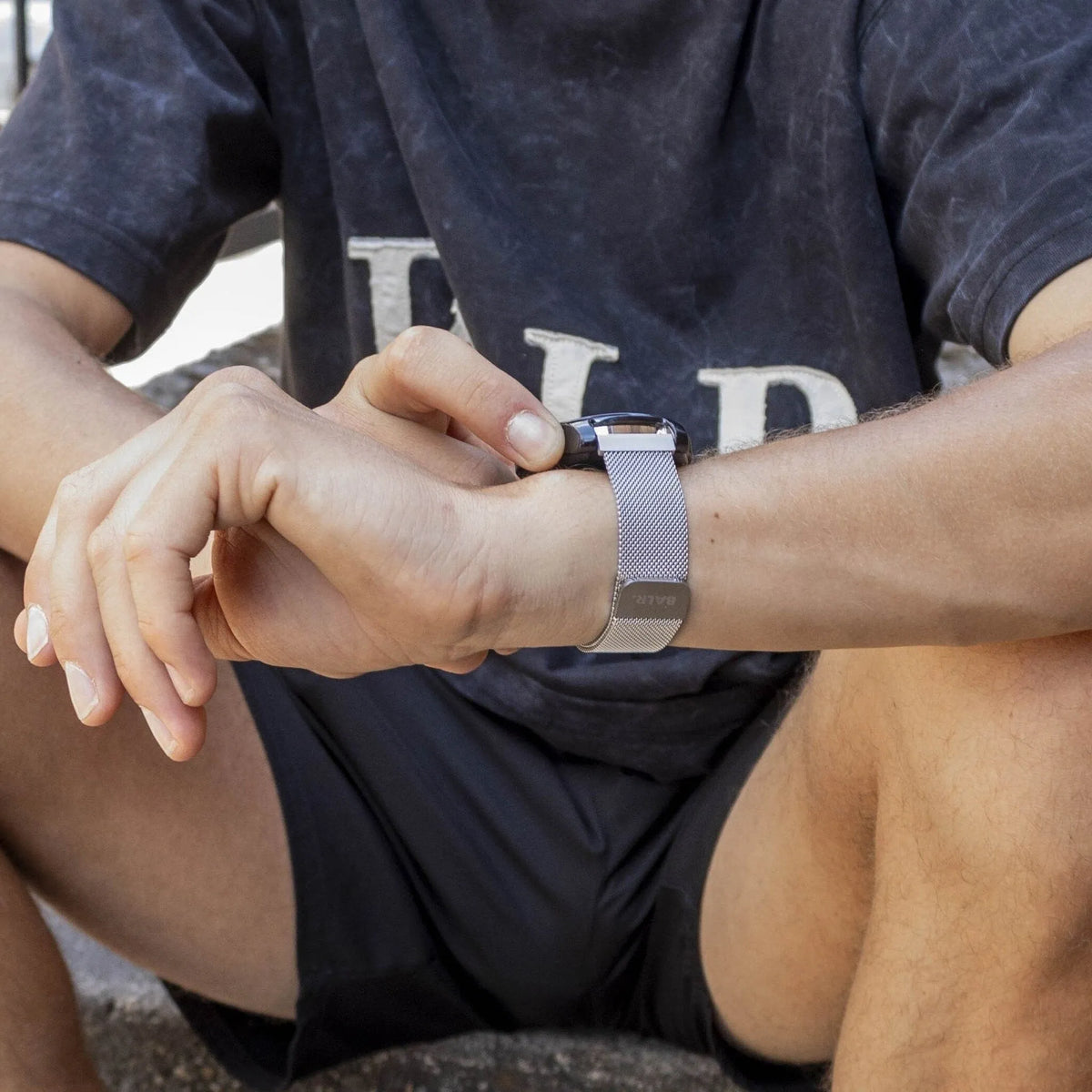 BALR Correa milanesa Amazfit GTR 2 (plateado)