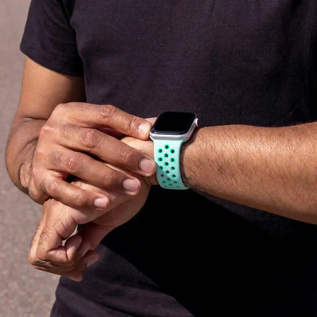 Correa deportiva Apple Watch (turquesa)