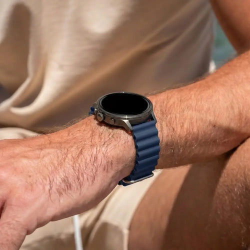Bandz Correa Ocean 'Classic' Garmin Vivoactive 4 (azul oscuro)