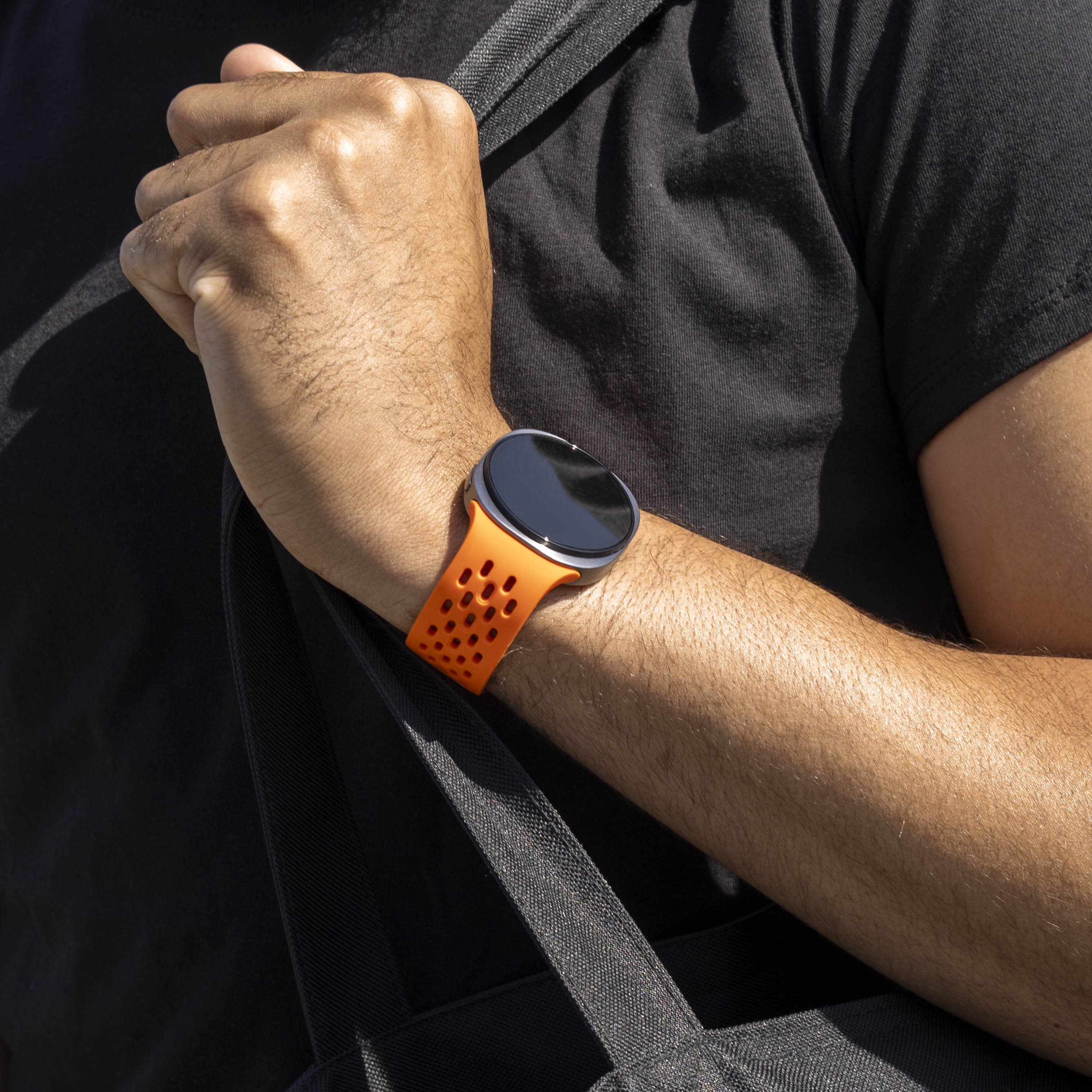 Correa air silicona Samsung Galaxy Watch 9 - 44mm (naranja)