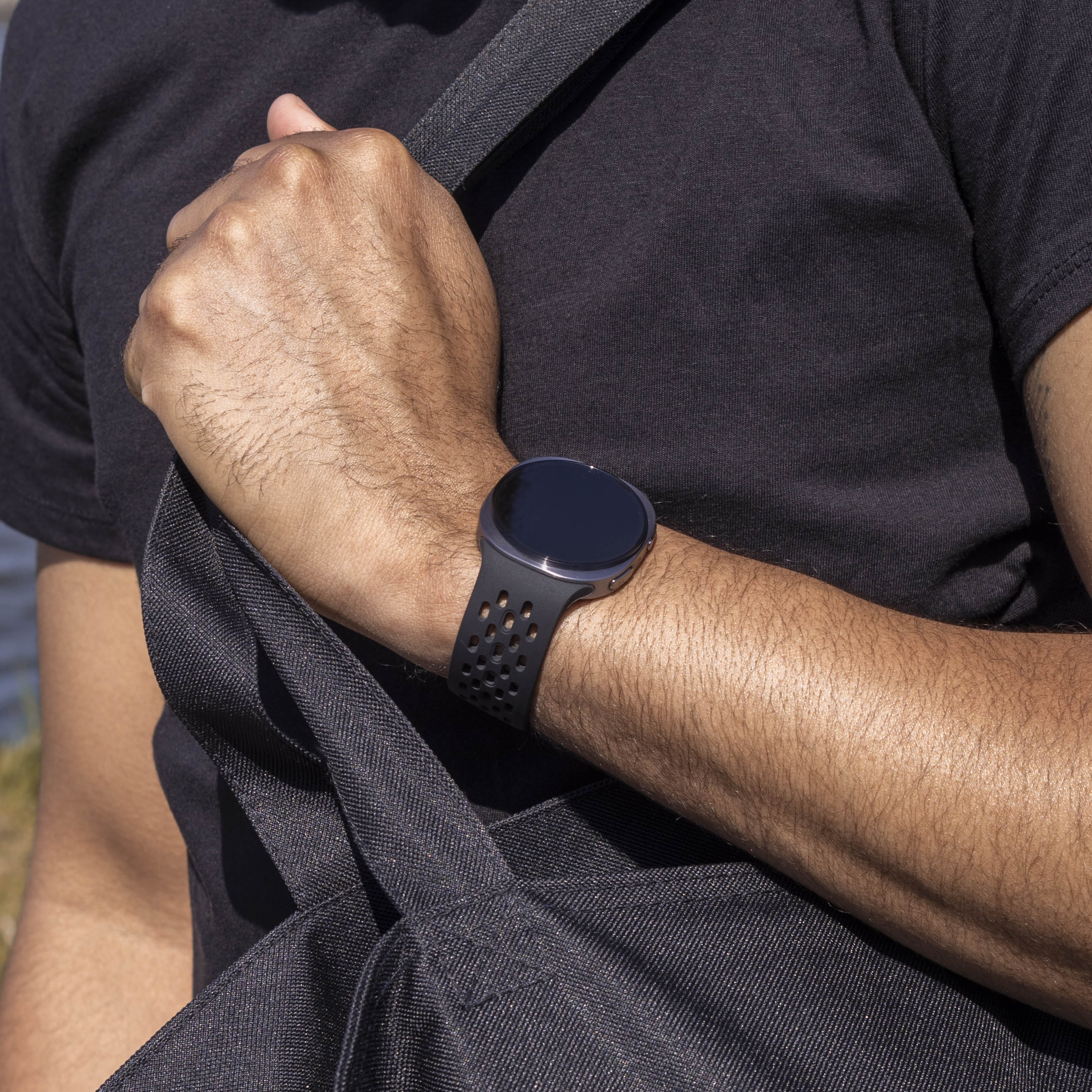 Correa air silicona Samsung Galaxy Watch 9 - 40mm (negro)