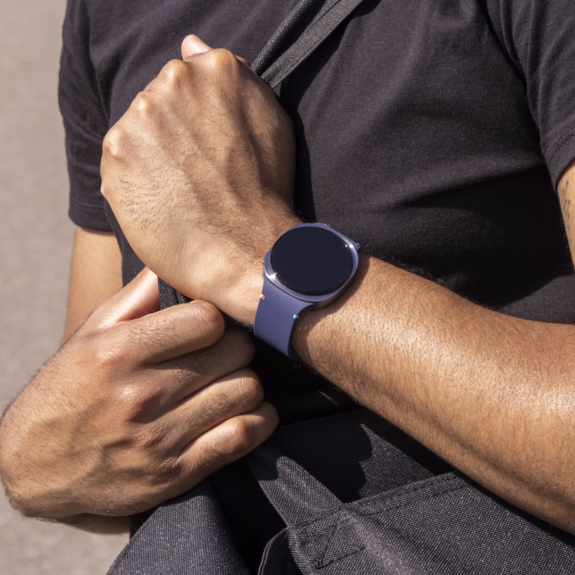 Correa silicona Samsung Galaxy Watch 8 - 44mm (azul oscuro)