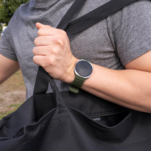 Silicone Ocean Strap, green, lifestyle photo