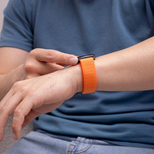 Correa nylon Samsung Galaxy Watch 8 - 44mm (naranja)