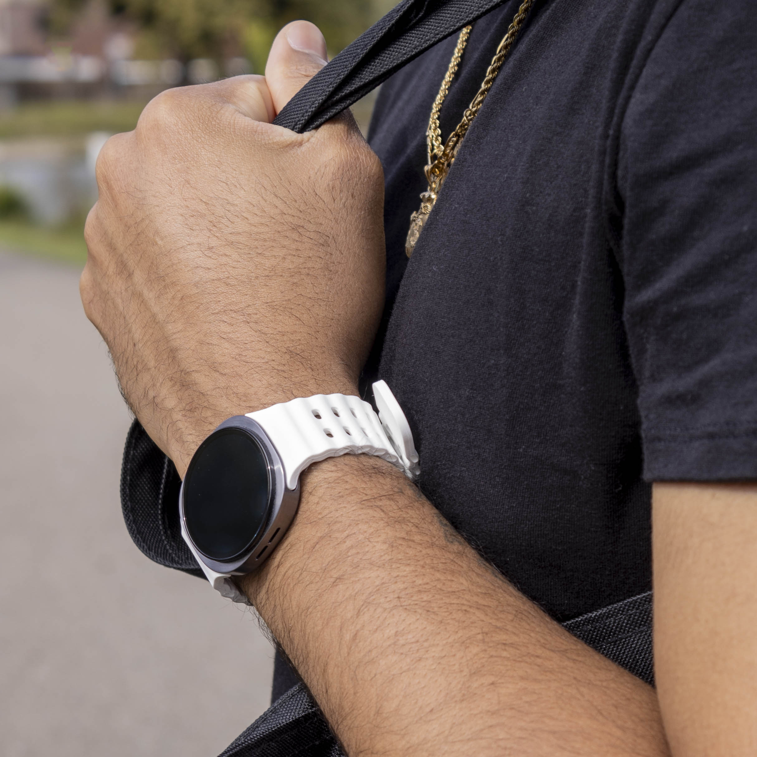 Samsung Galaxy Watch 9 - 40mm Ocean Strap (White)