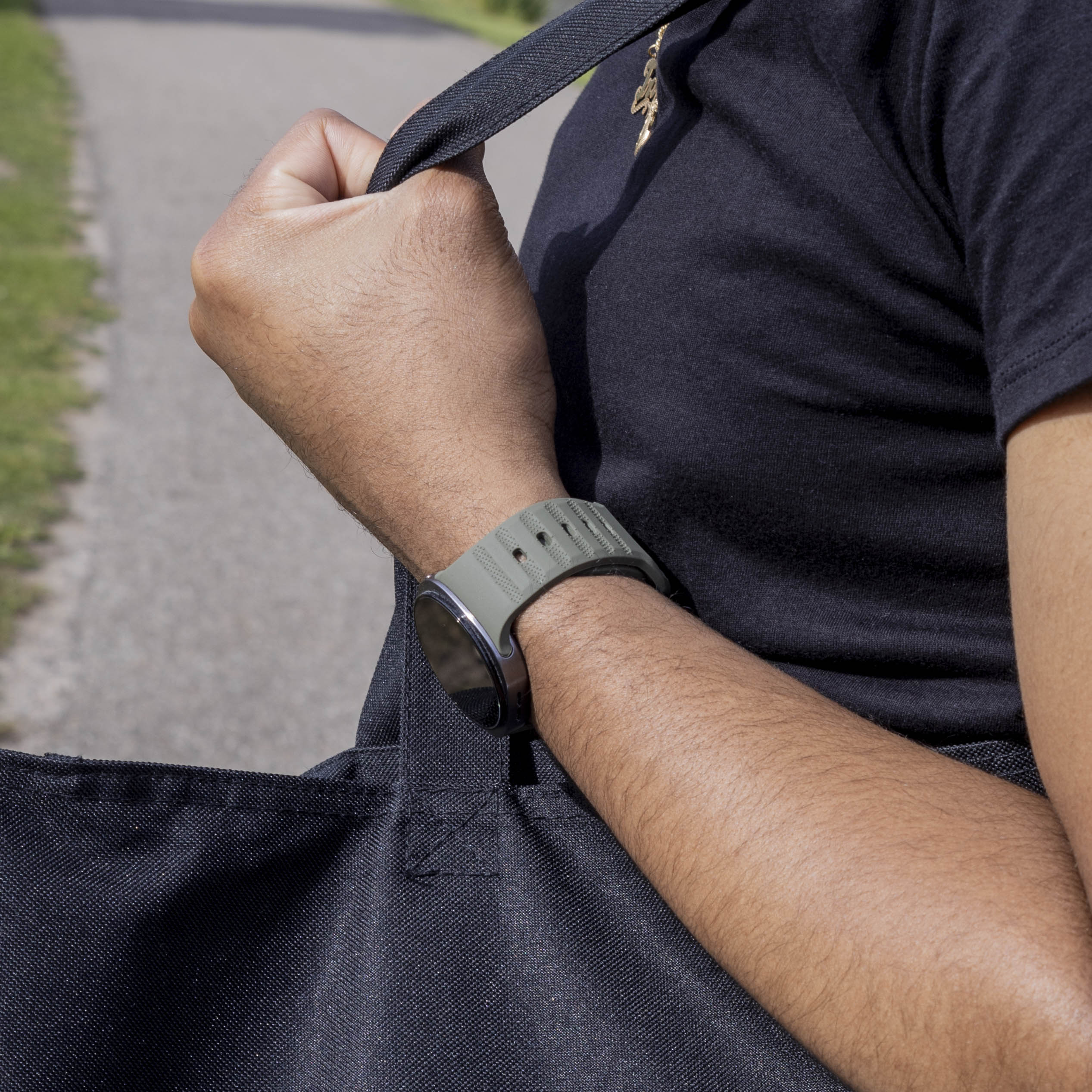 Correa silicona Outdoor Samsung Galaxy Watch 9 - 40mm (verde oscuro)