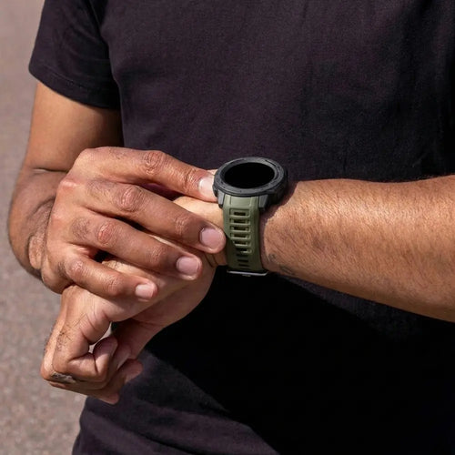 Garmin Instinct 2s Silicone Strap (Dark Green)