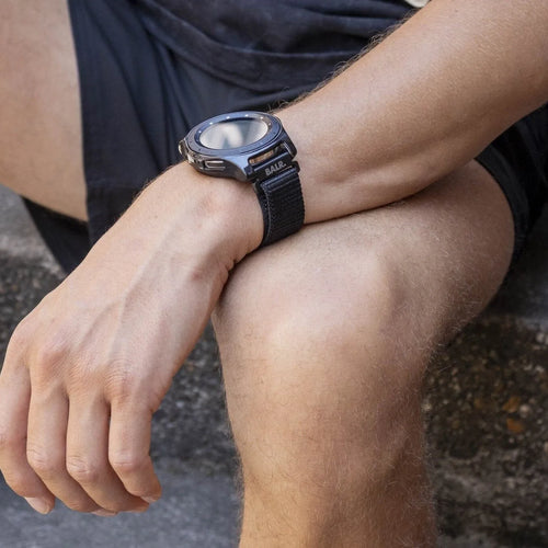 BALR Correa nylon Fossil Gen 5e 44mm (negro)