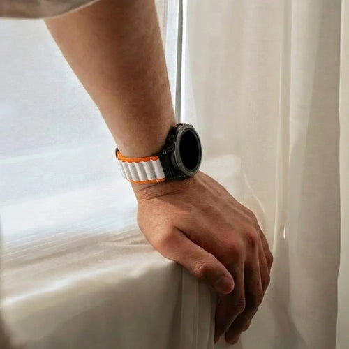 Garmin Fenix 8 Pro - 47mm Alpine Nylon Strap (Orange-Beige)