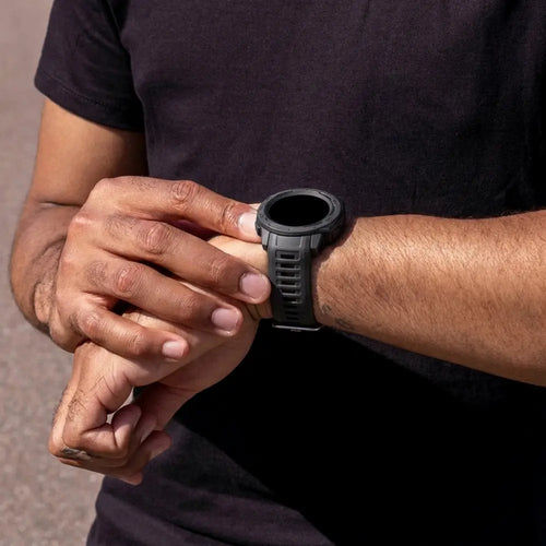Garmin Instinct 2s siliconen bandje (zwart)