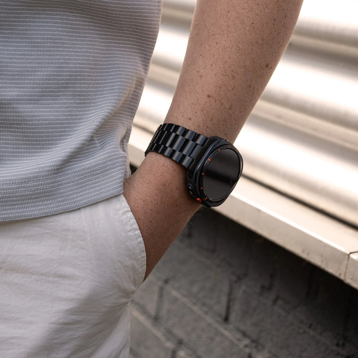 Steel Strap, black, lifestyle photo
