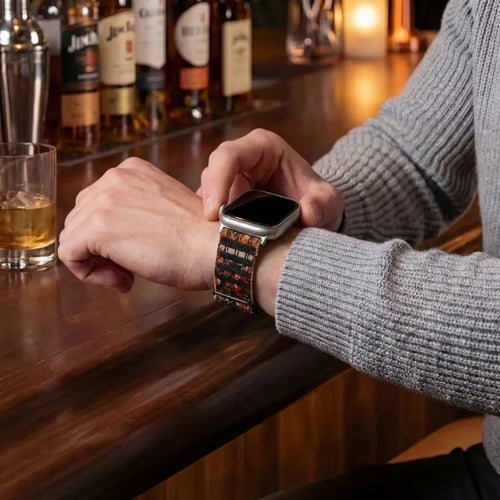 Correa elástica Apple Watch (mezcla negra)