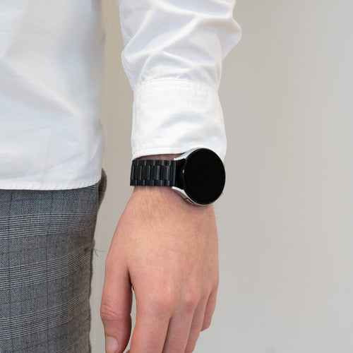 Bandz Correa acero 'Classic' Garmin Vivoactive 6 (negro)