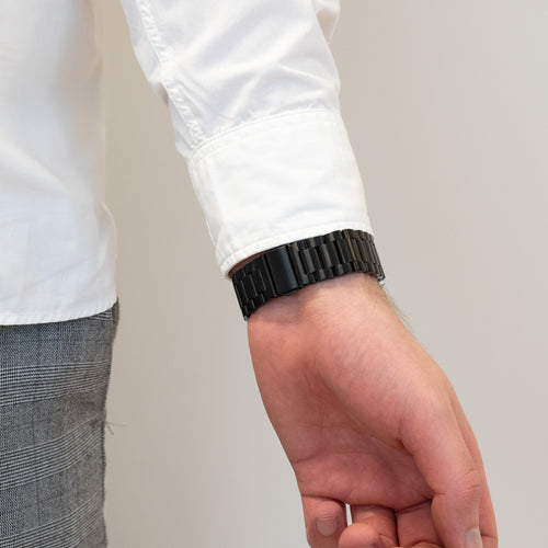 Bandz Huawei Watch GT 3 46mm Steel Strap 'Classic' (Black)