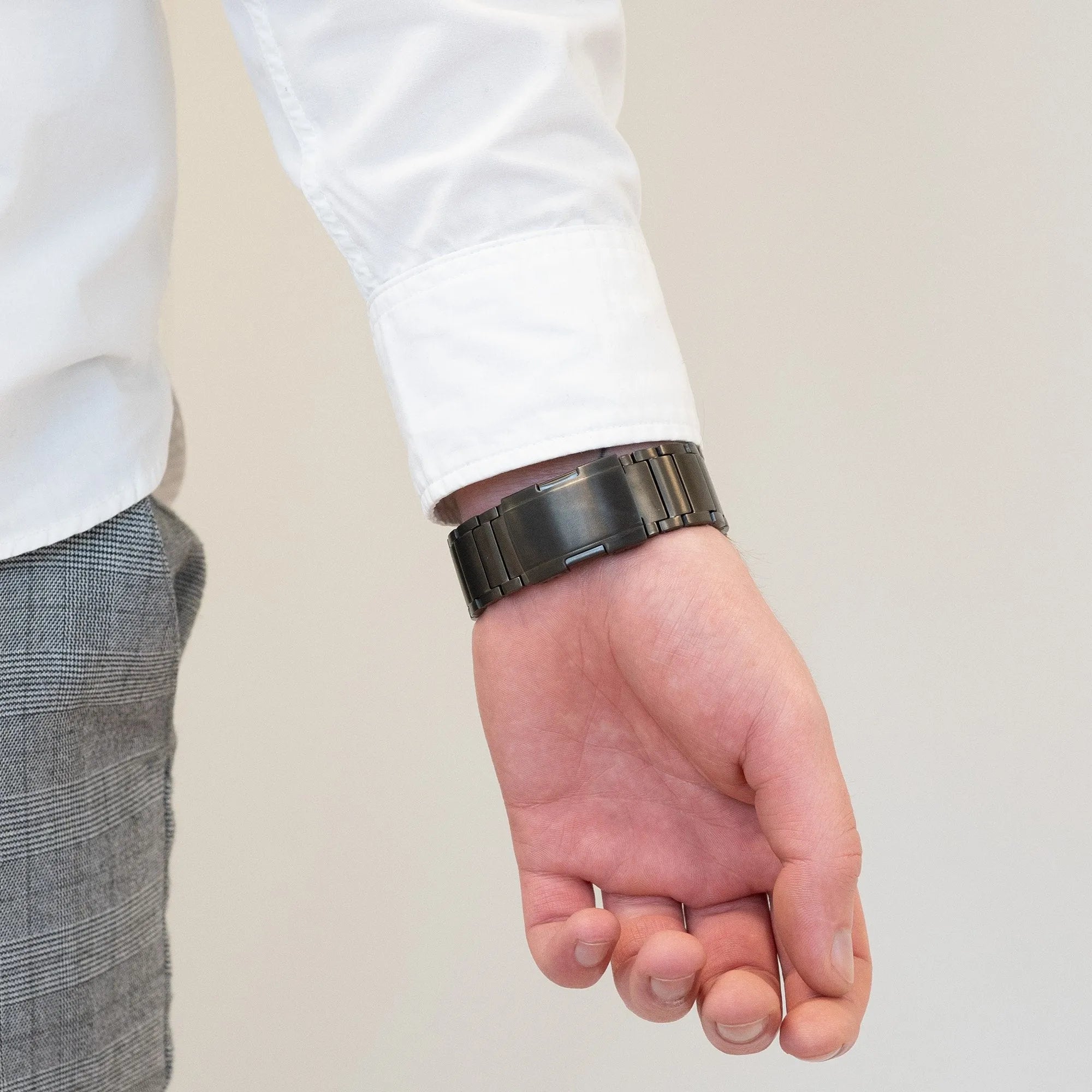 Bandz Correa titanio con establon Oppo Watch X2 (grafito)