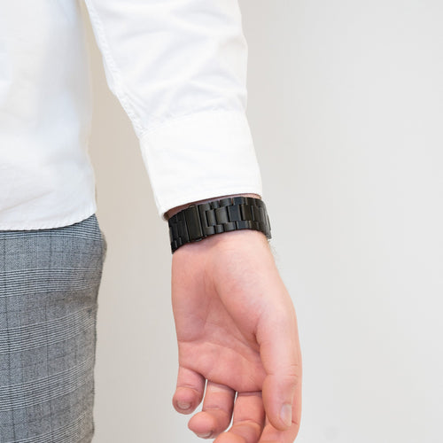 Bandz Correa sólido titanio Samsung Galaxy Watch 6 Classic 43mm (negro)