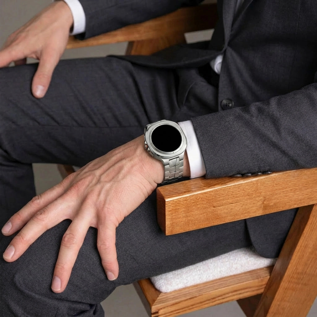 Correa titanio 'Iron' Samsung Galaxy Watch Ultra 2 (titanio)