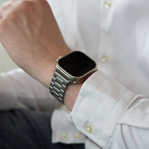 Steel Strap, titanium, lifestyle photo